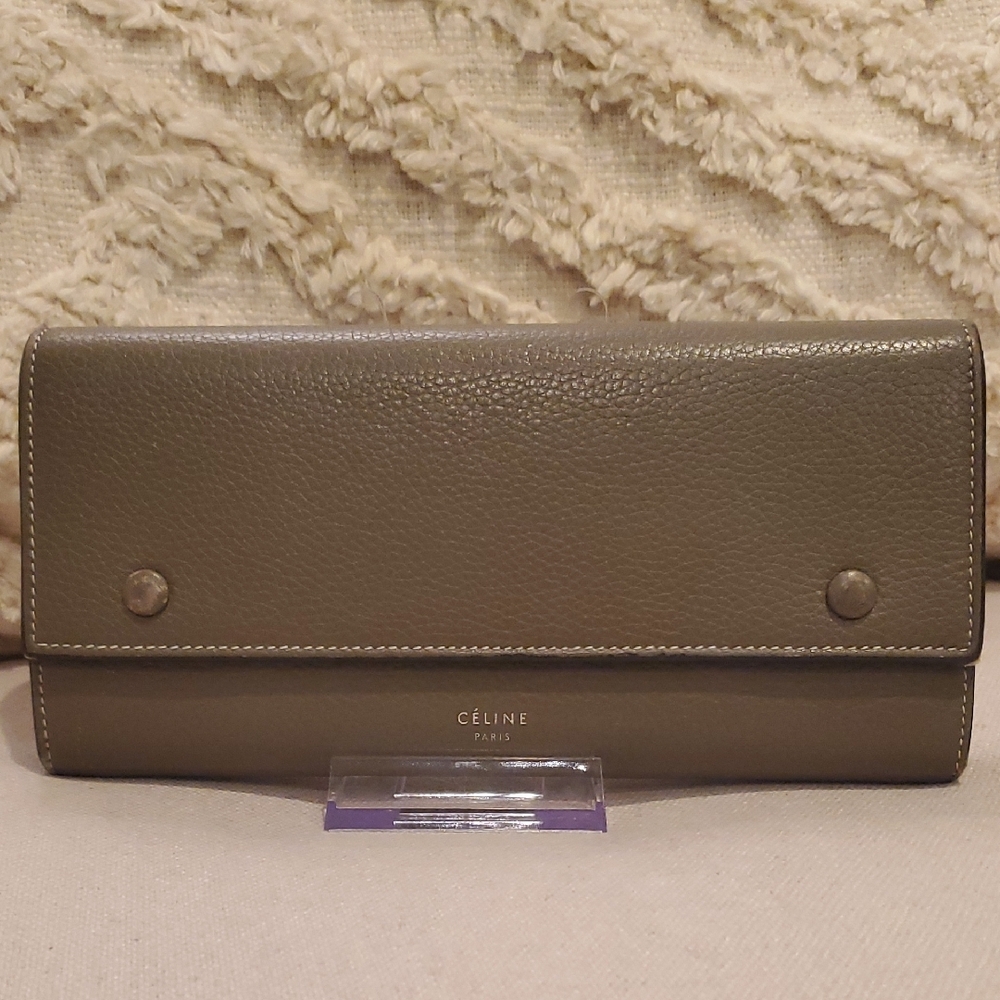 Celine Paris Large Flap Multifunction Wallet - image 2